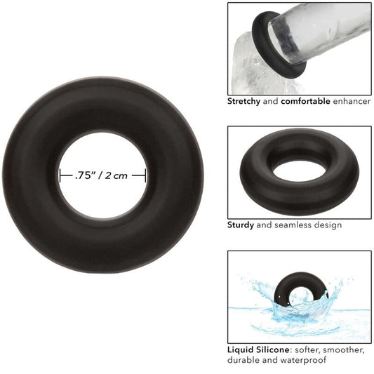 CALEXOTICS - ALPHA PROLONG MEDIUM ANELLO PENE NERO