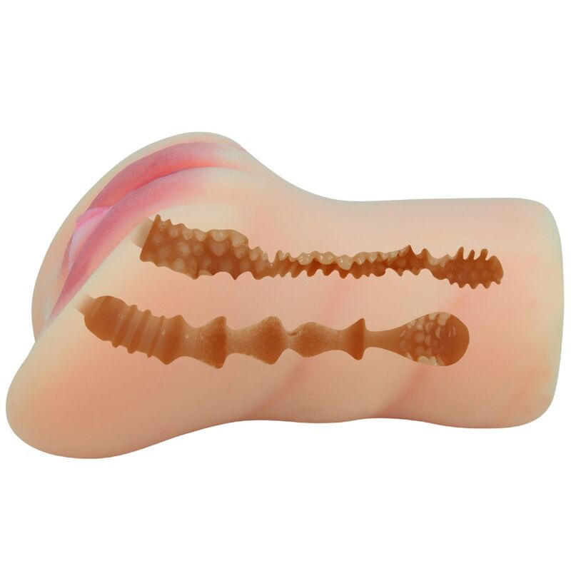 MASTURBATORE VAGINA REALISTICA, IMPERMEABILE, BASE PIATTA