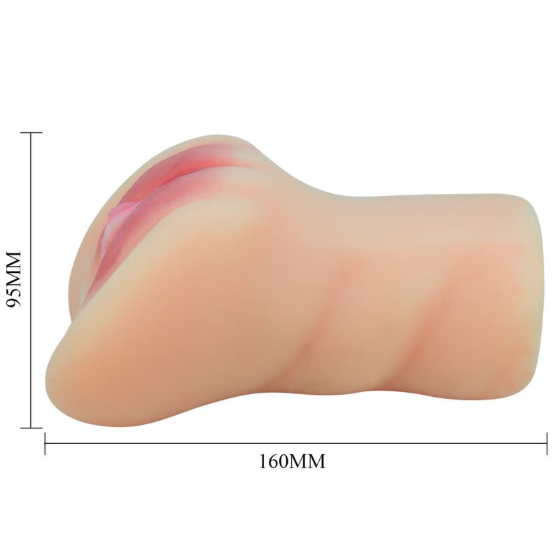 MASTURBATORE VAGINA REALISTICA, IMPERMEABILE, BASE PIATTA