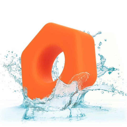 CALEXOTICS - ALPHA PROLONG SEXAGON ANELLO PENE  ARANCIONE