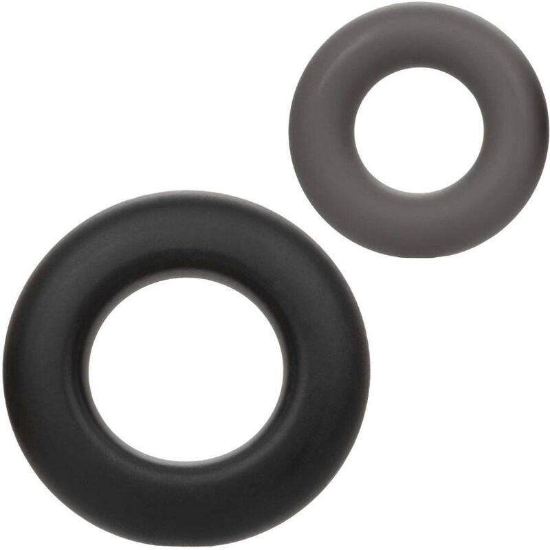 CALEXOTICS - ALPHA PROLONG SET DI 2 ANELLI PENE GRIGIO