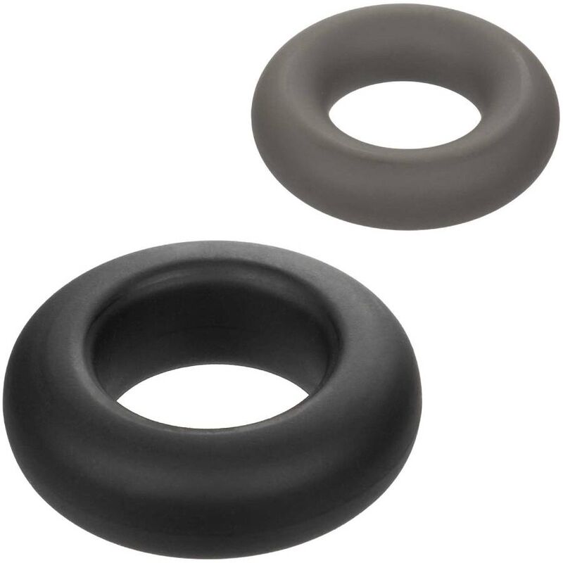 CALEXOTICS - ALPHA PROLONG SET DI 2 ANELLI PENE GRIGIO