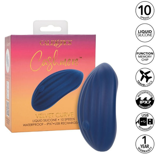 CALEXOTICS - CASHMERE VELVET CURVE STIMOLATORE  BLU