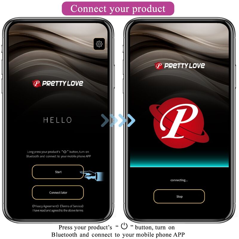 PRETTY LOVE - AUGUST DOUBLE PLEASURE VIBRATORE DI COPPIA CON APP LONG DISTANCE
