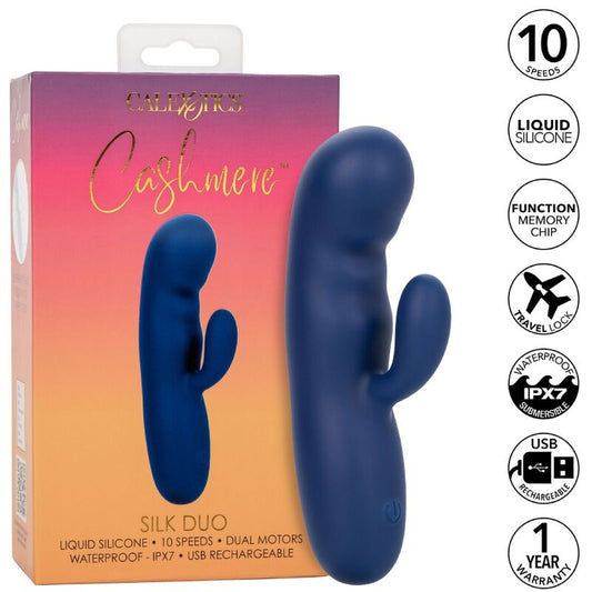 CALEXOTICS - CASHMERE SILK DUO MASSAGGIATORE  BLU