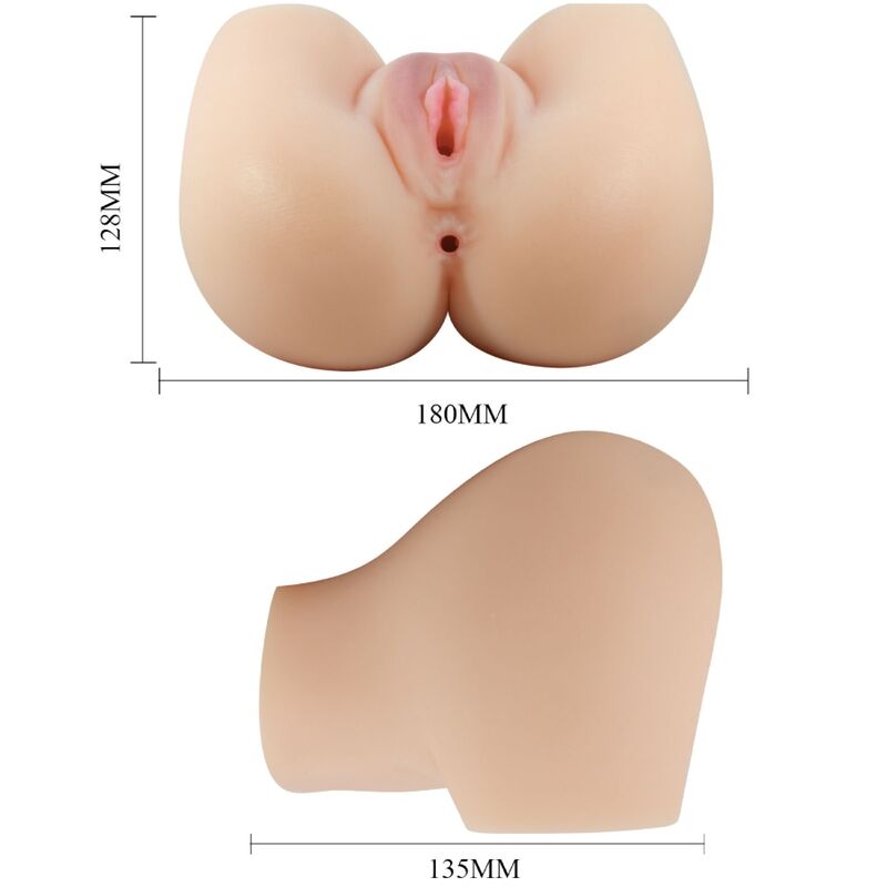 CRAZY BULL - MILA MASTURBATORE REALISTICO VIBRANTE CON VAGINA E ANO