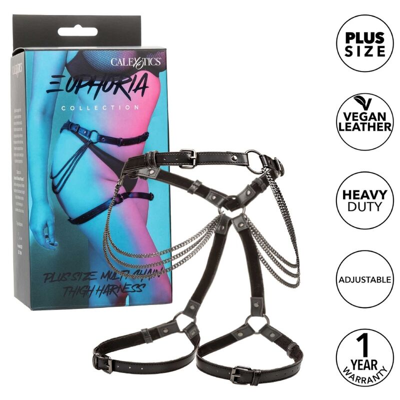CALEXOTICS - EUPHORIA HARNESS MULTI CATENA PLUS SIZE