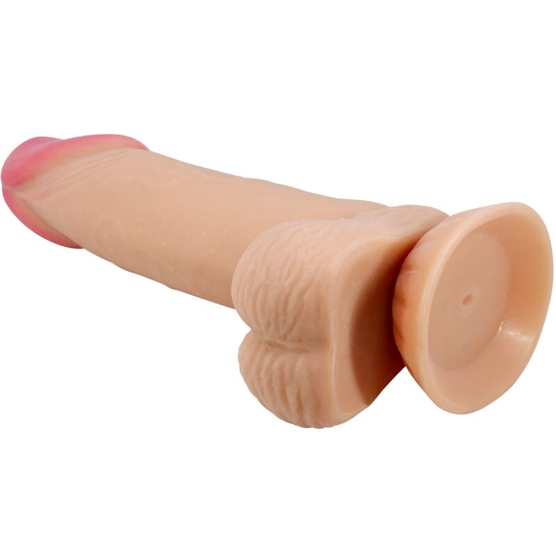 PRETTY LOVE - DILDO REALISTICO SLIDING SKIN SERIES CON VENTOSA E PELLE SCORREVOLE NUDE 19,4 CM