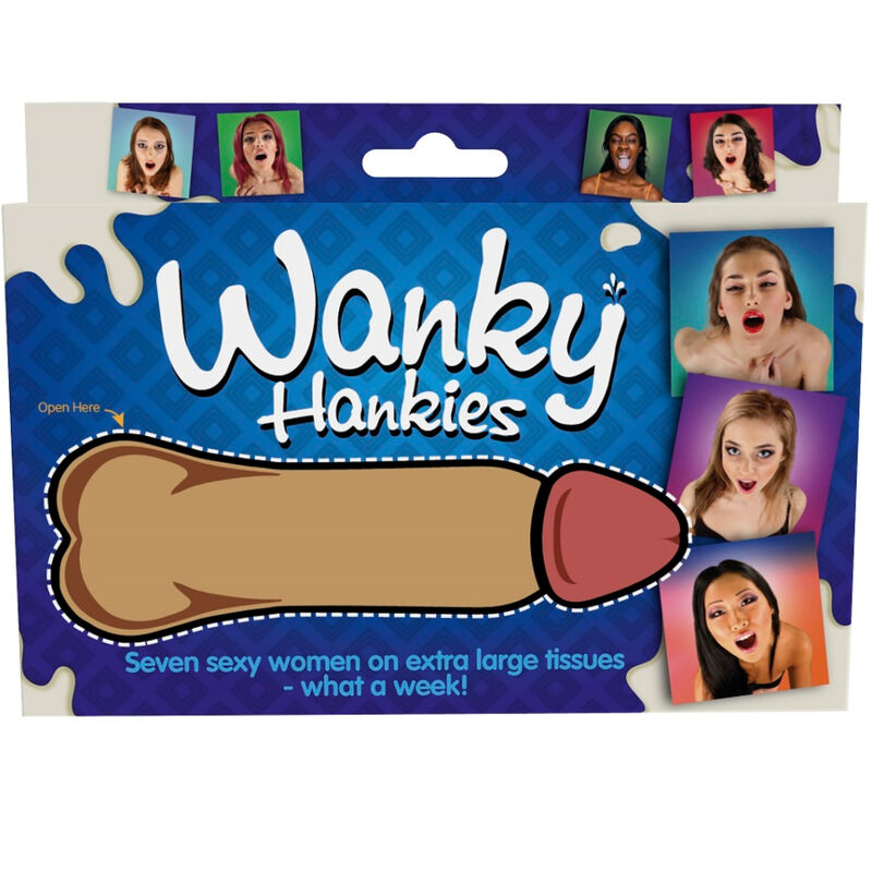 SPENCER & FLEETWOOD - WANKY HANKIES 7 FAZZOLETTI DI CARTA CON DONNE SEXY