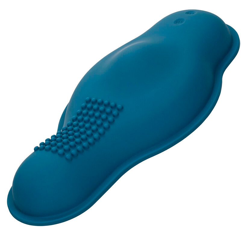 CALEXOTICS - RIDER MASSAGGIATORE DOPPIO MOTORE CON TELECOMANDO BLU