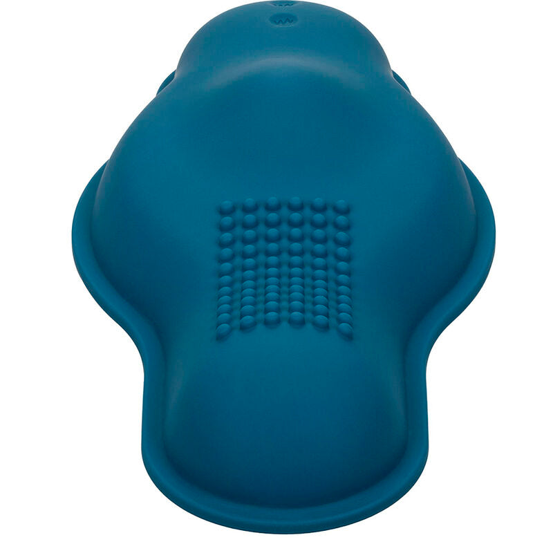 CALEXOTICS - RIDER MASSAGGIATORE DOPPIO MOTORE CON TELECOMANDO BLU
