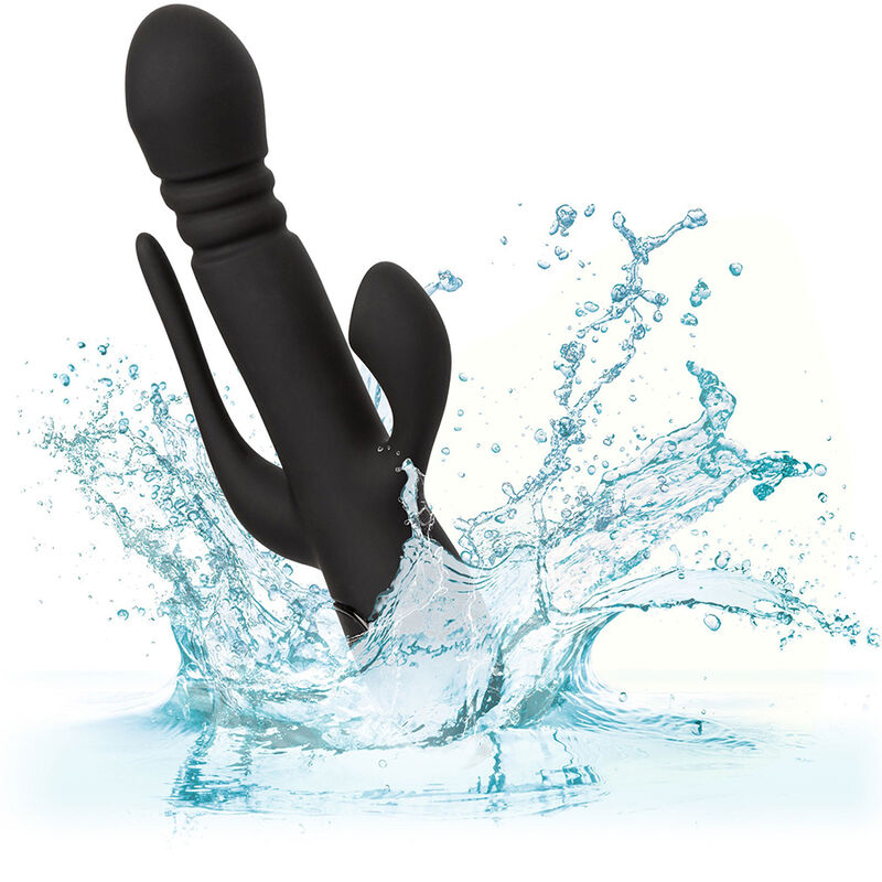 VIBRATORE TRIPLA STIMOLAZIONE, CONTROLLI INDIPENDENTI, RICARICABILE USB