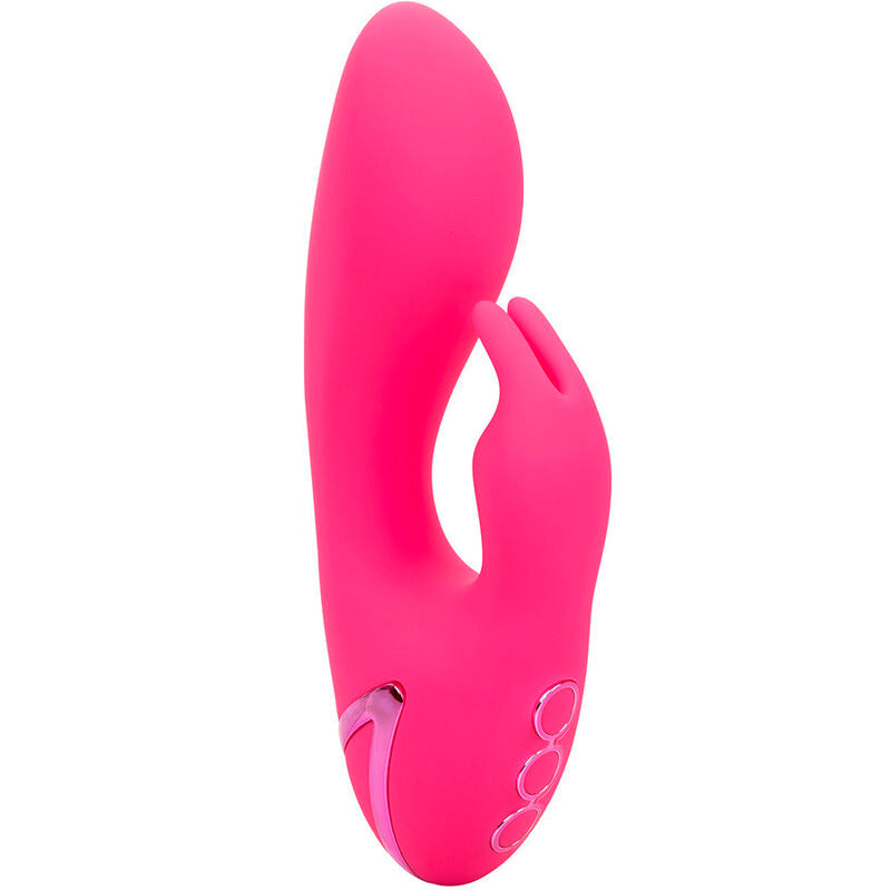 VIBRATORE DOPPIO STIMOLATORE CLITORIDEO, RICARICABILE USB, 10 FUNZIONI DI VIBRAZIONE