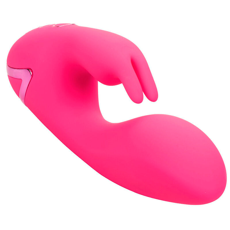 VIBRATORE DOPPIO STIMOLATORE CLITORIDEO, RICARICABILE USB, 10 FUNZIONI DI VIBRAZIONE