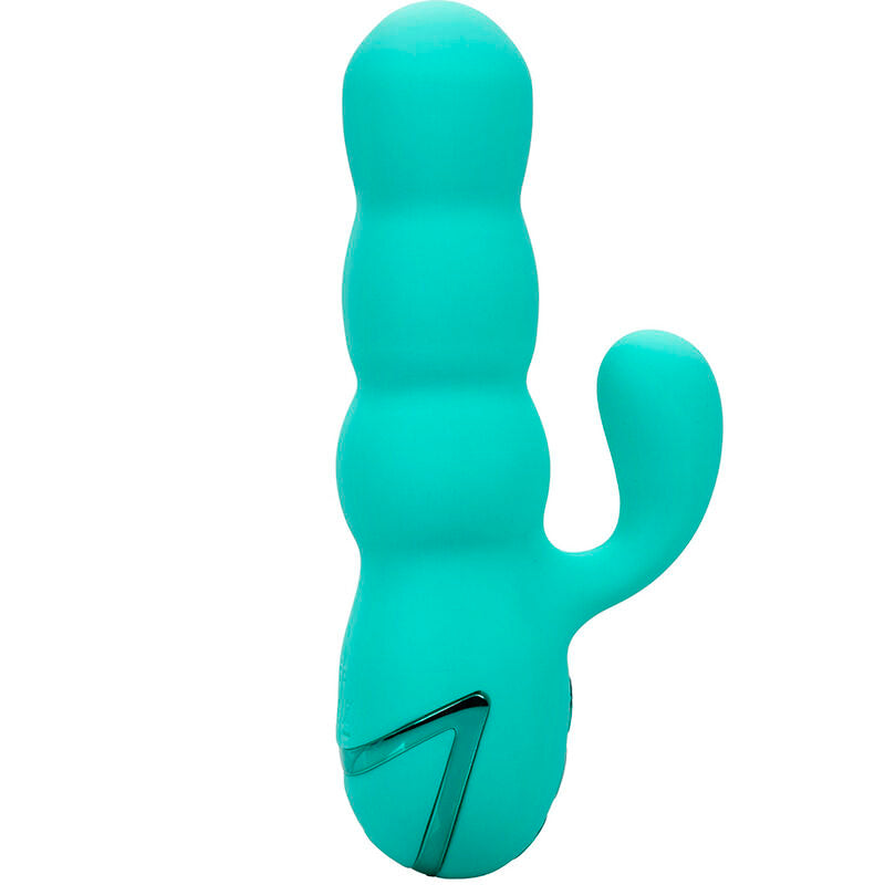 VIBRATORE RICARICABILE CON DOPPIO STIMOLATORE, 10 FUNZIONI DI VIBRAZIONE, SILICONE BODY-SAFE