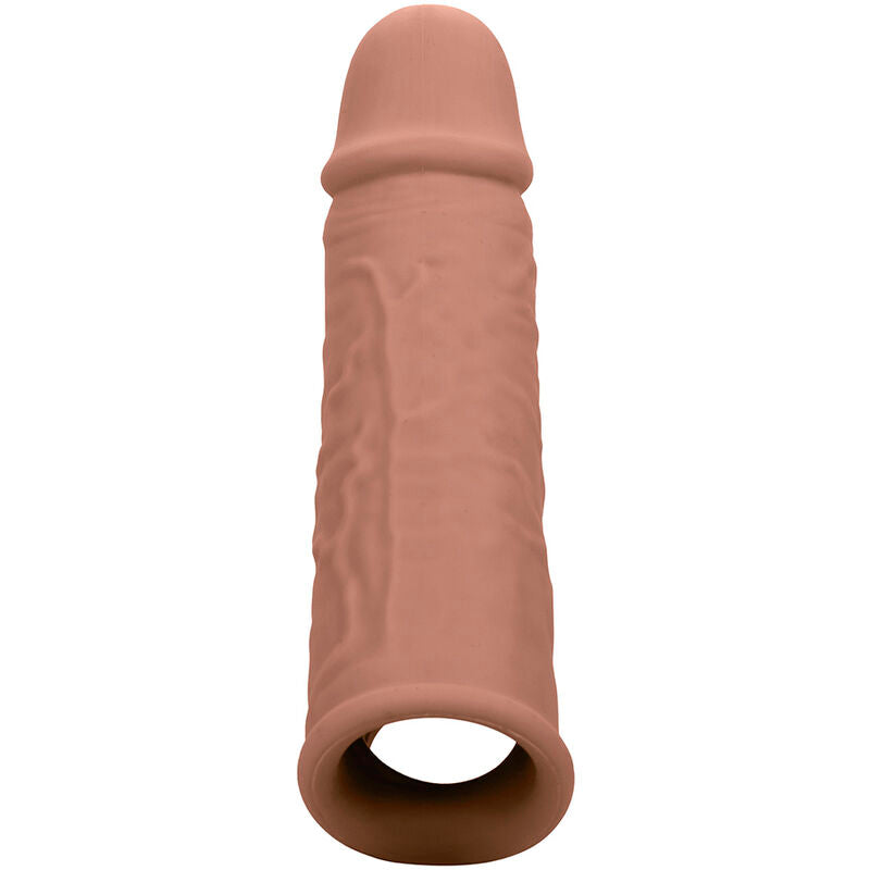 CALEXOTICS - PERFORMANCE MAXX LIFE-LIKE EXTENSION 7 CON CINGHIA TESTICOLI MARRONE