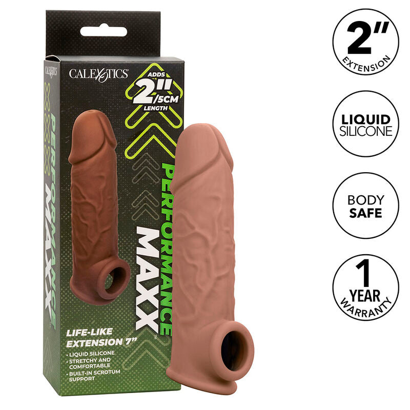 CALEXOTICS - PERFORMANCE MAXX LIFE-LIKE PROLUNGA 7 PELLE SCURA