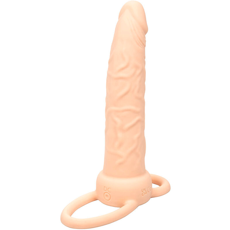 CALEXOTICS - PERFORMANCE MAXX ANELLO DOPPIO CON PROLUNGA VIBRANTE COLORE CHIARO