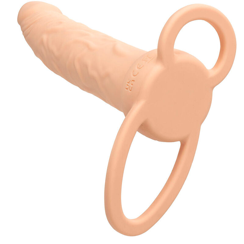 CALEXOTICS - PERFORMANCE MAXX ANELLO DOPPIO CON PROLUNGA VIBRANTE COLORE CHIARO