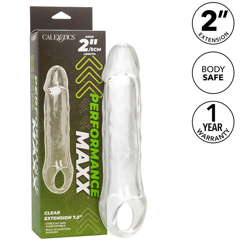 CALEXOTICS - PERFORMANCE MAXX PROLUNGA 75,5 TRASPARENTE
