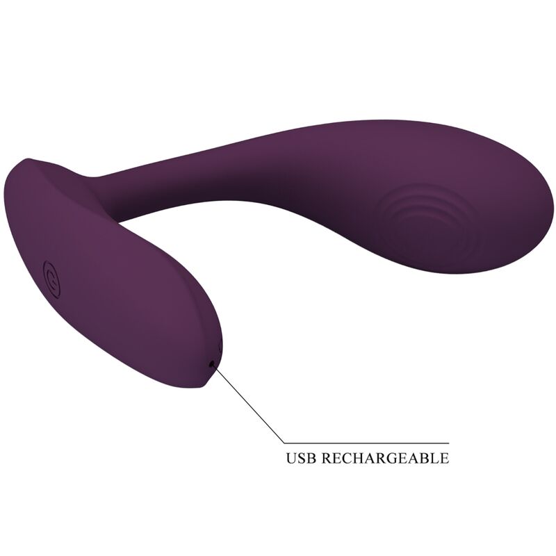PRETTY LOVE - VIBRATORE BAIRD STIMOLATORE G-SPOT RICARICABILE CON APP LONG DISTANCE VIOLA