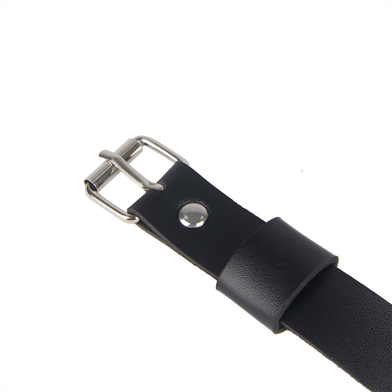 HARNESS A CATENA IN PELLE, DESIGN SEDUTTIVO, TAGLIA UNICA