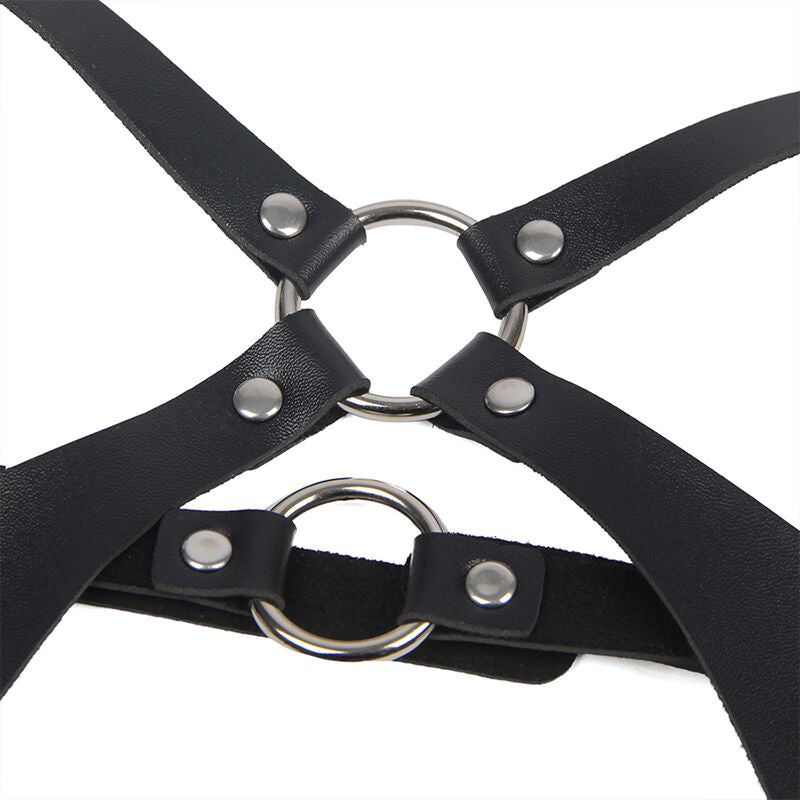 HARNESS FULL BODY IN PELLE, ELEGANTE, TAGLIA UNICA