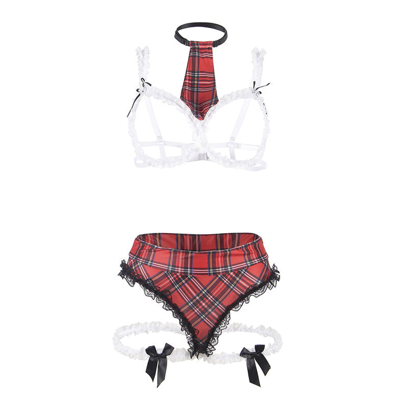 SUBBLIME - COSTUME SEXY DA SCOLARETTA CON REGGISENO S/M