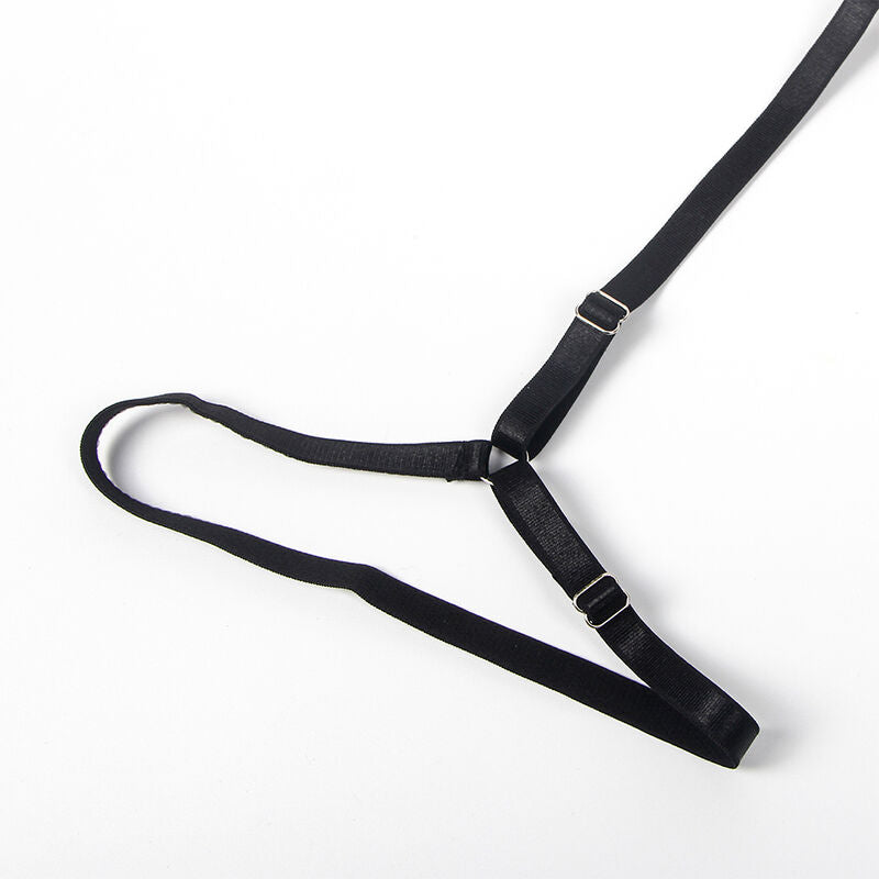 SUBBLIME - COSTUME DA POLIZIOTTA IN PIZZO NERO S/M