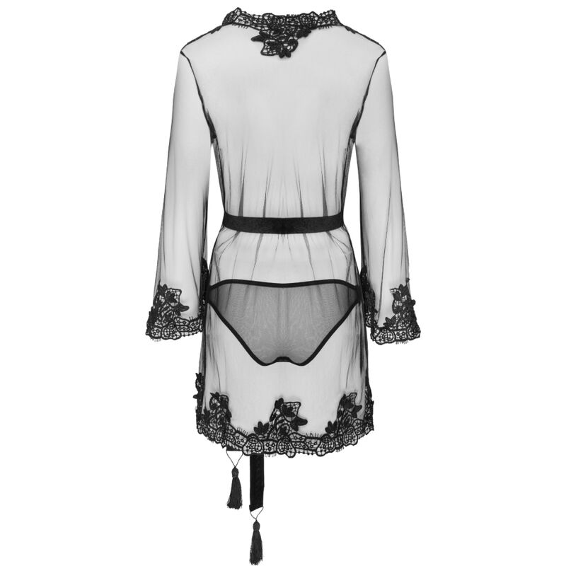 VESTAGLIA + SLIP, SENSUALE E TRASPARENTE, COMFORT ESCLUSIVO