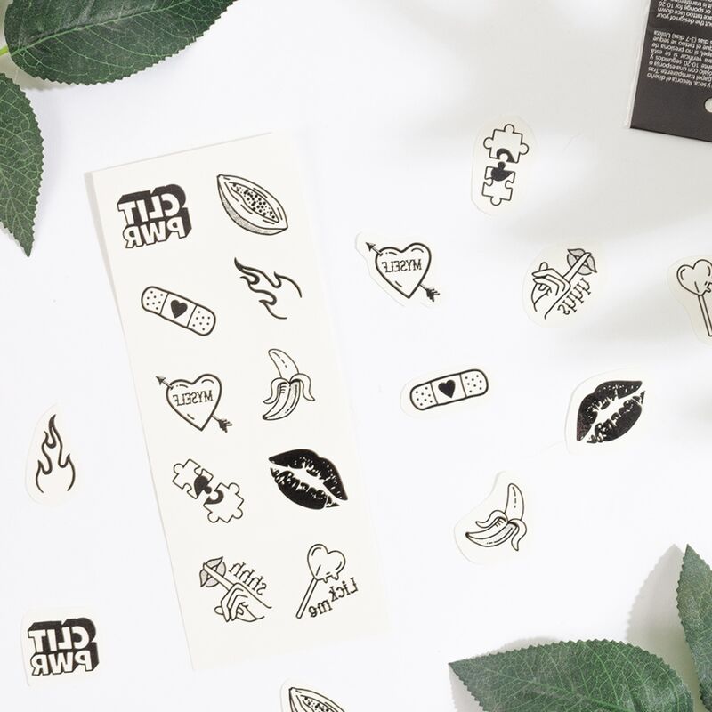 SECRETPLAY - SET DI 10 TATUAGGI REMOVIBILI CANDY COLLECTION