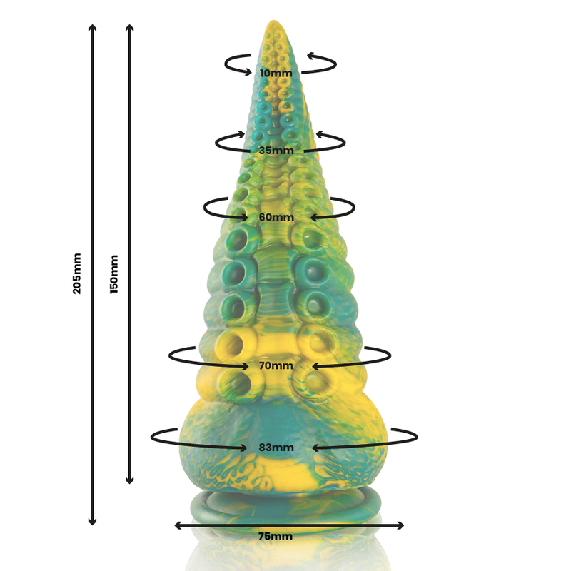 EPIC - CETUS GREEN TENTACLE DILDO GRANDE