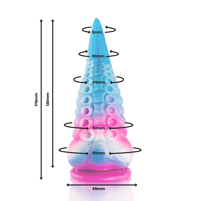 EPIC - PHORCYS BLUE TENTACLE  DILDO S
