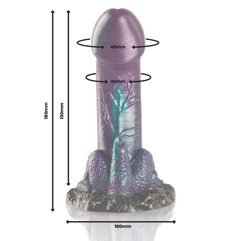 EPIC - BASILISK DOUBLE SCALY PLEASURE  DILDO PICCOLO