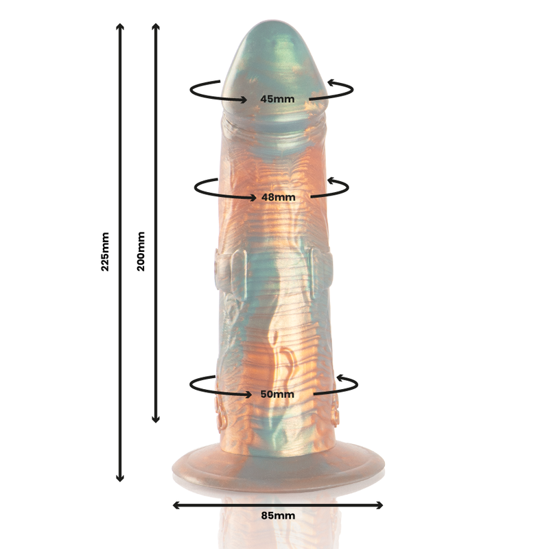 DILDO SCOLPITO, SILICONE PREMIUM, STIMOLAZIONE PROFONDA