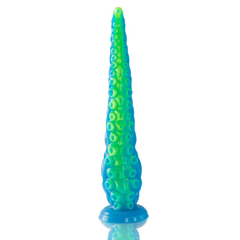 DILDO FLUORESCENTE E REALISTICO, SILICONE PREMIUM