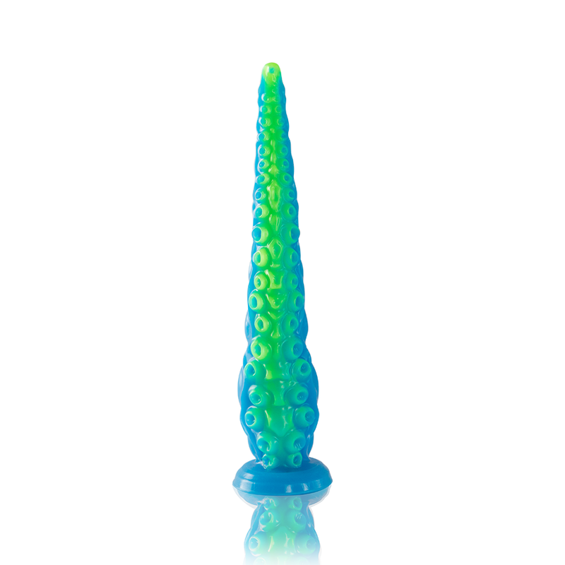 DILDO FLUORESCENTE E SCULTURA MITOLOGICA