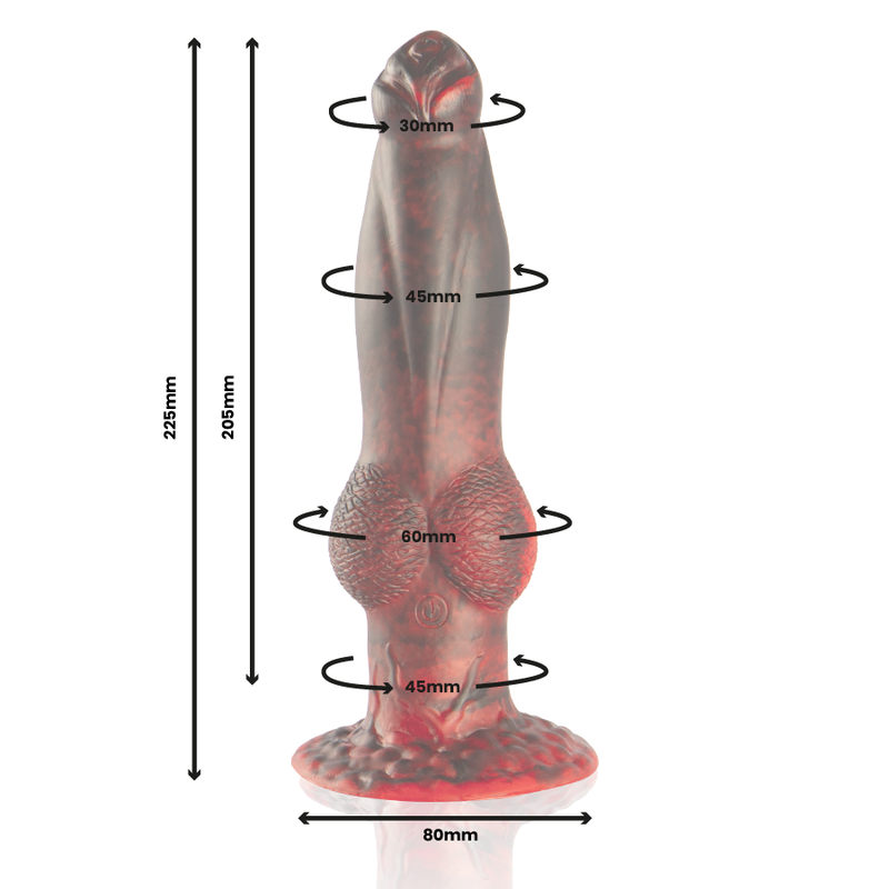 EPIC - PROMETHEUS DILDO RICARICABILE CON TELECOMANDO