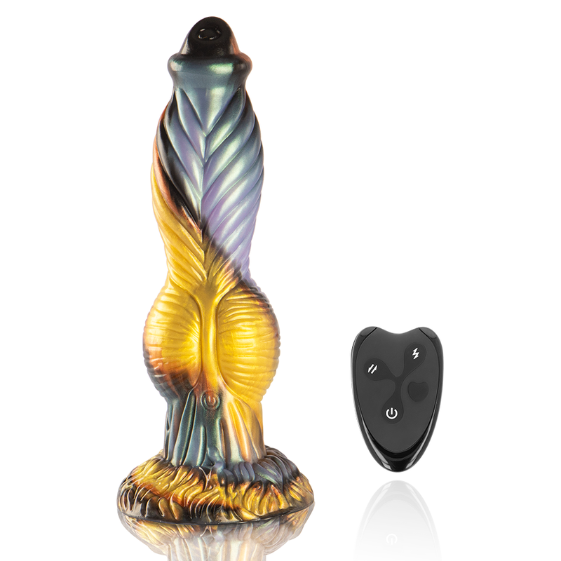 DILDO VIBRANTE, RICARICABILE CON TELECOMANDO, SILICONE PREMIUM