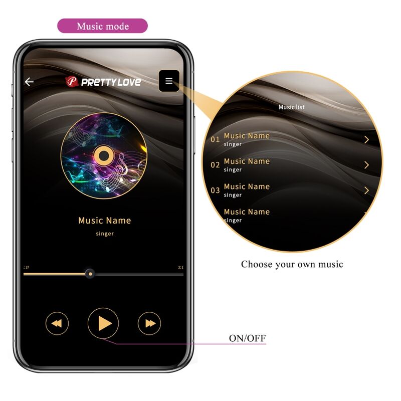 PRETTY LOVE - OVETTO CASPER VIBRANTE RICARICABILE APP LONG DISTANCE