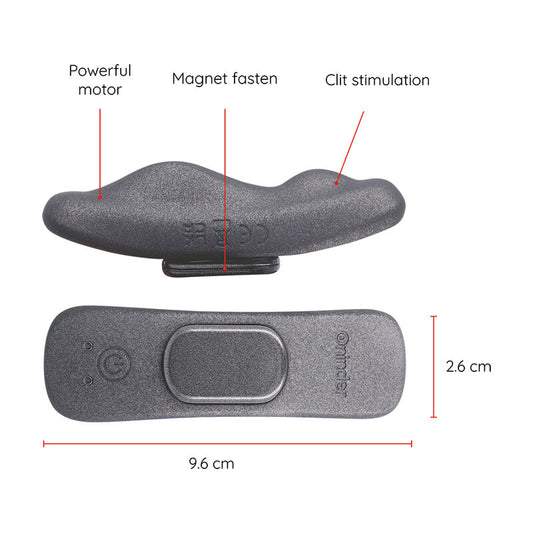 ONINDER -  MANILA VIBRATORE DA MUTANDINA  9,6 CM X 2,6 CM  9 VELOCITÀ RICARICABILE APP GRATUITA