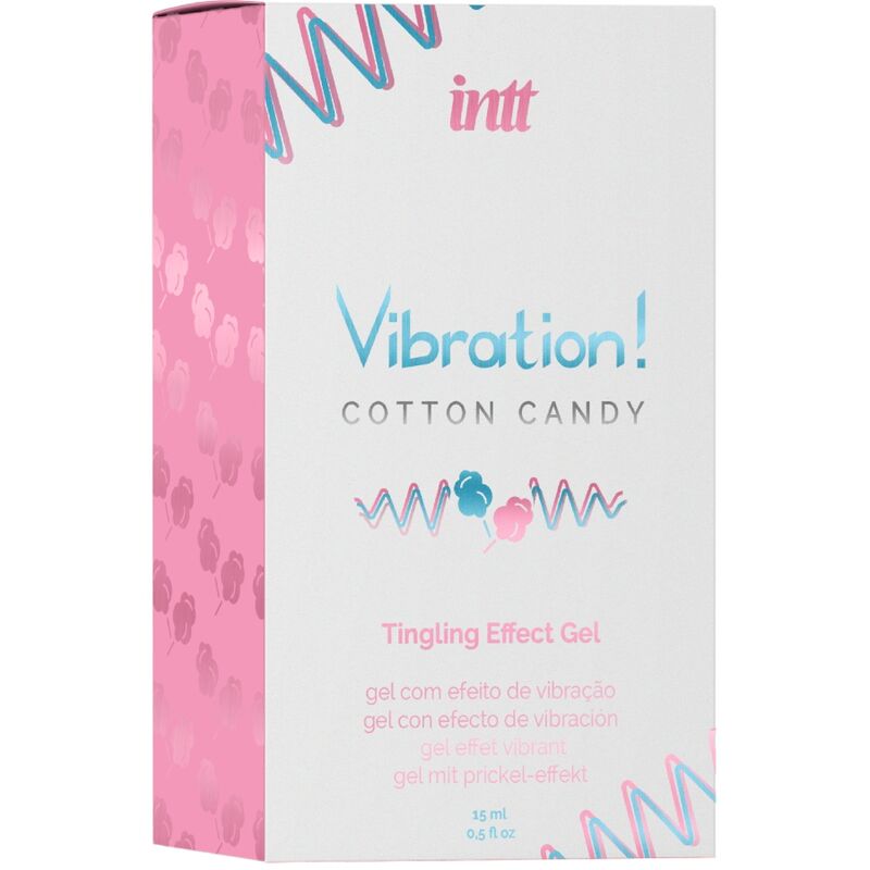 INTT - GEL VIBRANTE LIQUIDO STIMOLANTE INTIMO AROMA COTTON CANDY 15 ML