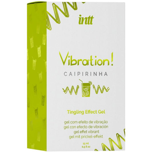 INTT -  GEL VIBRANTE LIQUIDO STIMOLANTE INTIMO AROMA CAIPIRINHA 15 ML