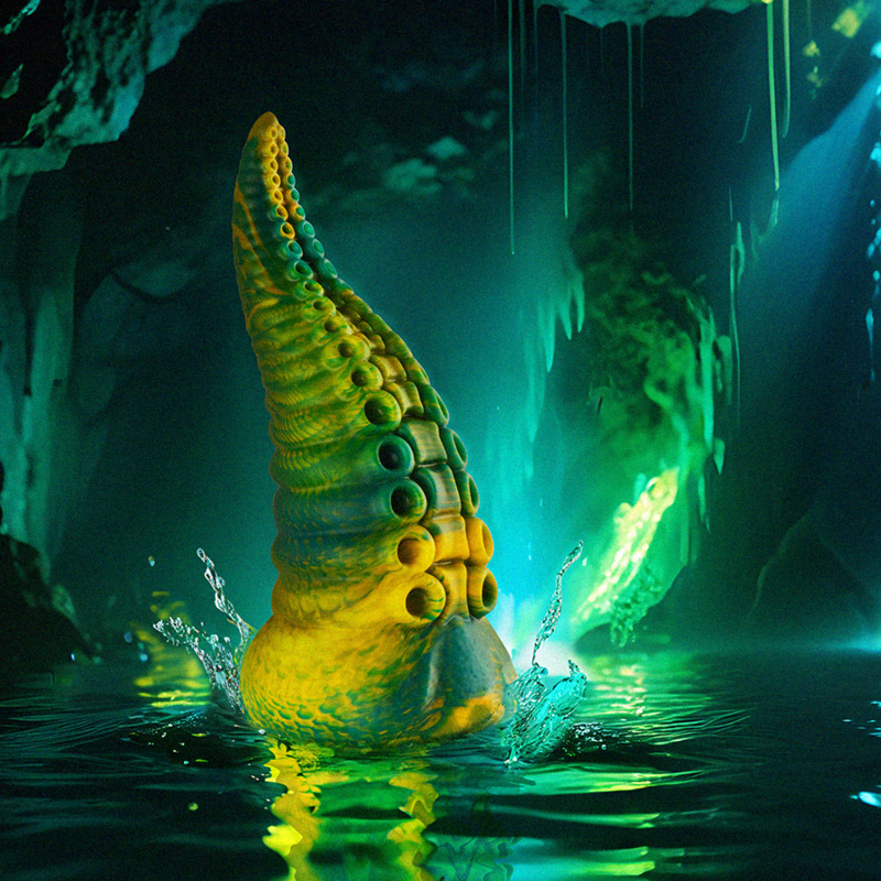 EPIC - CETUS GREEN TENTACLE DILDO GRANDE