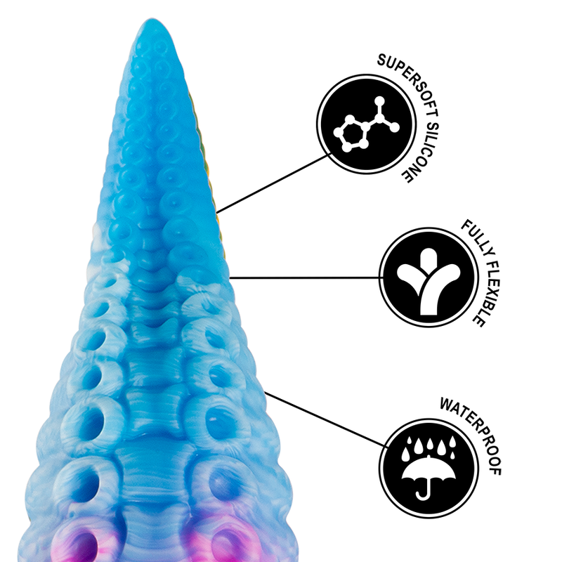 EPIC - PHORCYS BLUE TENTACLE  DILDO L