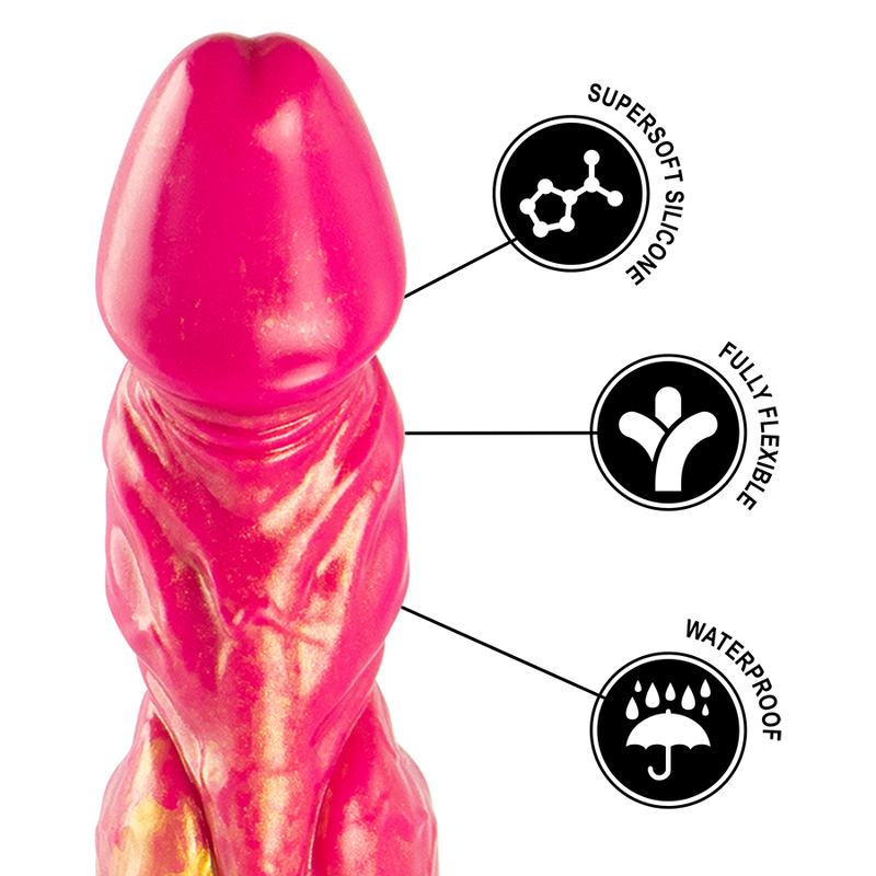 EPIC - CERBERUS MYTHOLOGICAL FIRE DILDO