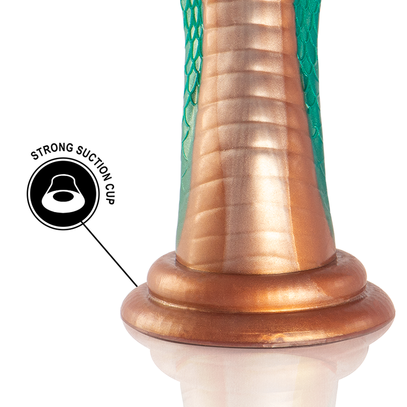 DILDO IN SILICONE PREMIUM, BASE SICURA 90MM
