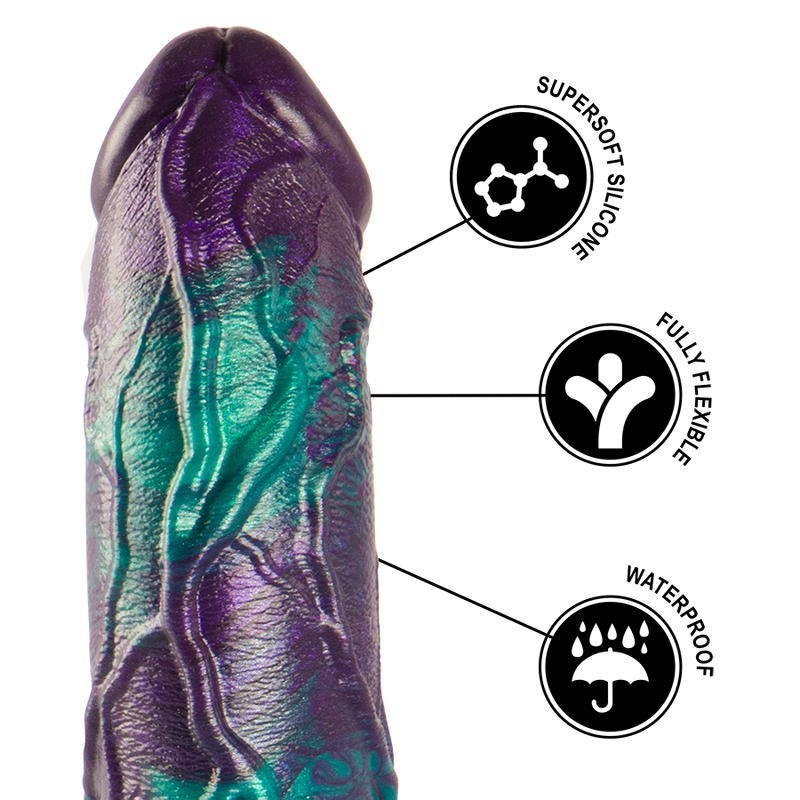 DILDO SCOLPITO IN SILICONE, STIMOLAZIONE INTENSA, DESIGN MITOLOGICO