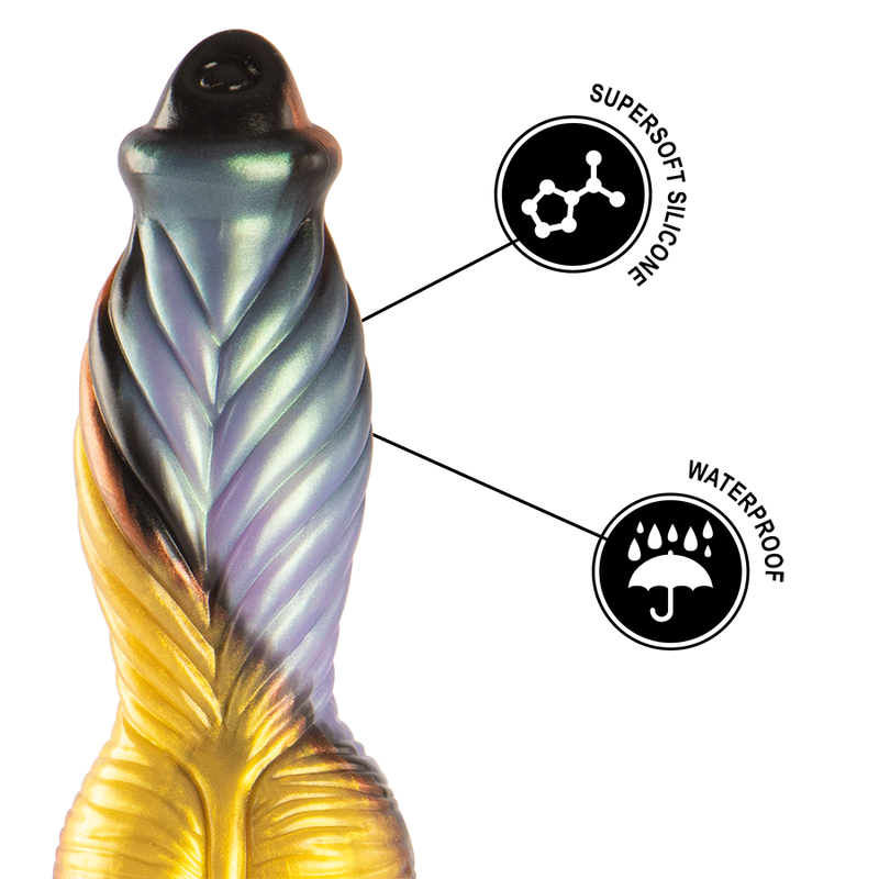 DILDO VIBRANTE, RICARICABILE CON TELECOMANDO, SILICONE PREMIUM
