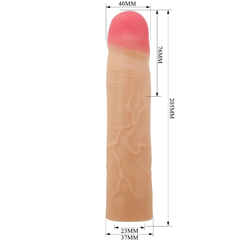 PRETTY LOVE - PROLUNGA PENE KYLIAN 7.6 CM NUDE